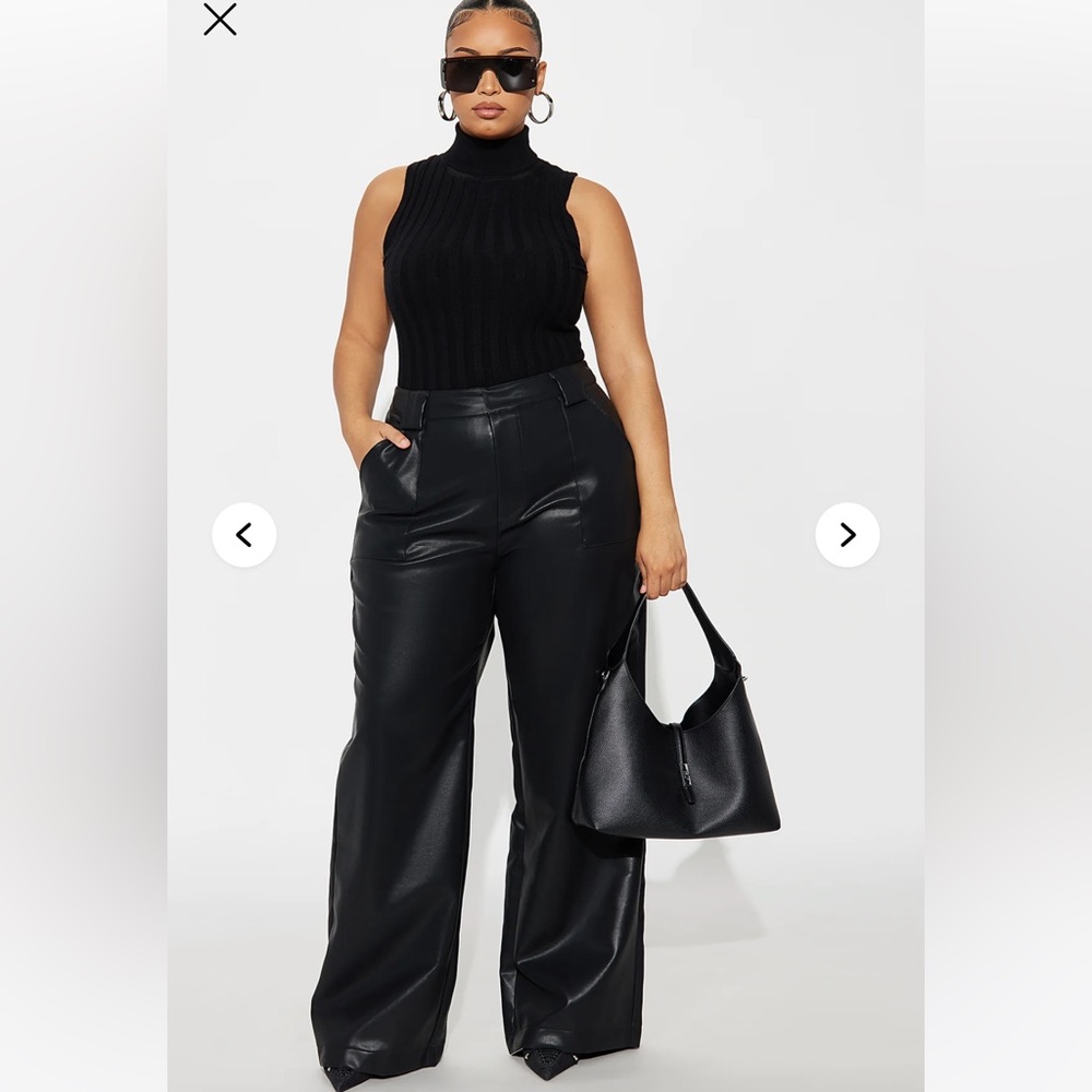 Fashion Nova faux leather pants